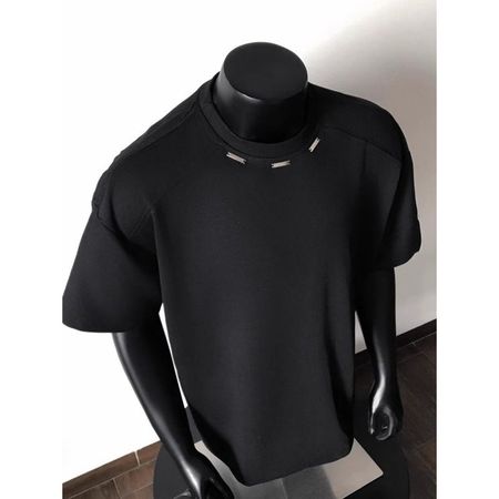 Men's Loose Round Neck Cotton Short-Sleeved T-Shirt